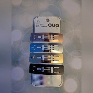 🔥4 for $20🔥Quo Large Snap Hair Clips (4 pack)